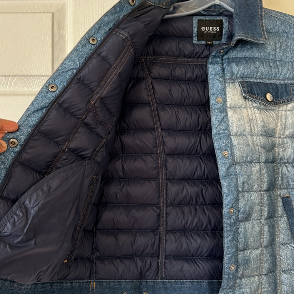 Guess Los Angeles Denim puffer jacket - Picture 12 of 13